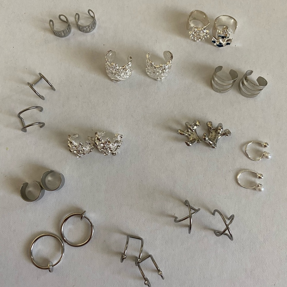 12 Pair Ear Cuff
